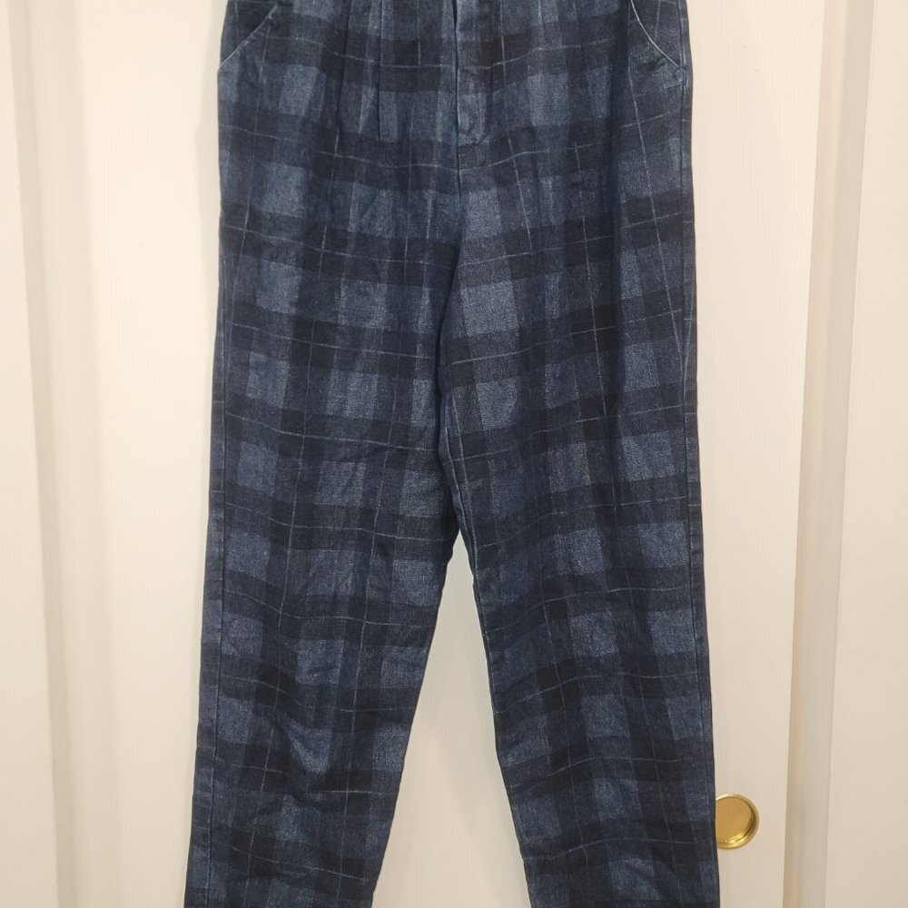 Vintage Cherokee Plaid Checkered Denim Pants | Size 11
